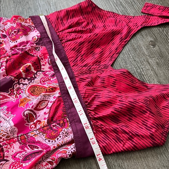 Athleta Pack Everywhere Halter Dress Paisley Grenadine size 8 - Picture 5 of 6